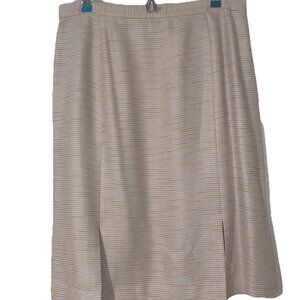 Amanda Suits Women Skirt Size 16w Tan Workplace